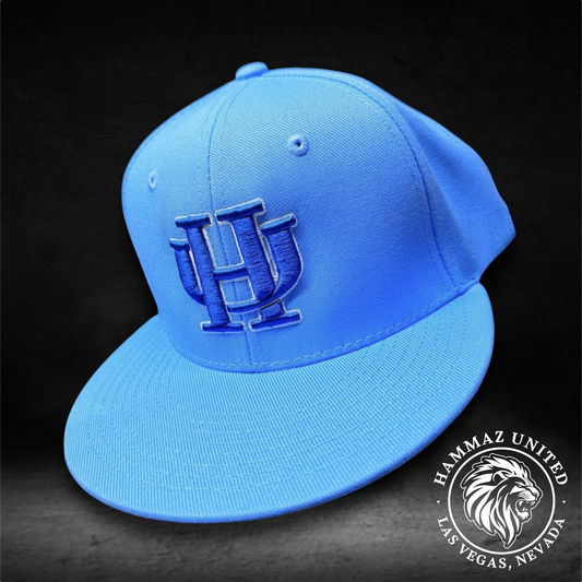 Hammaz United Snapback Hat - Baby Blue Rush