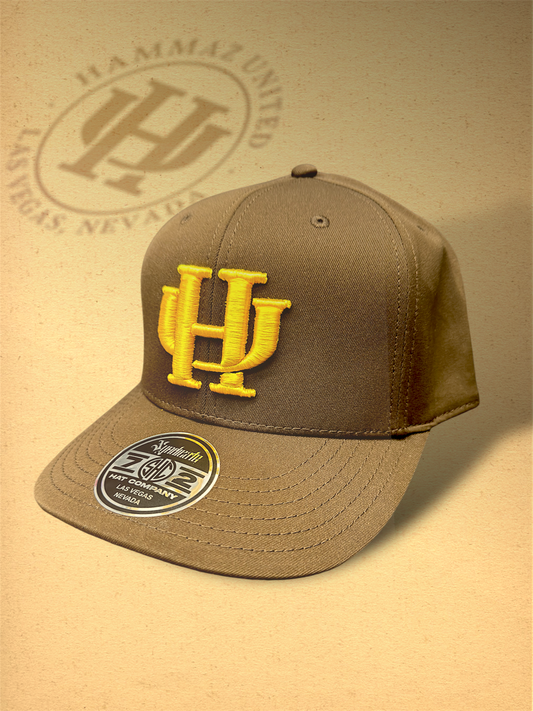 Hammaz United Snapback Hat - Gold Rush